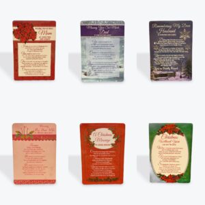 Christmas Graveside Memorial Cards